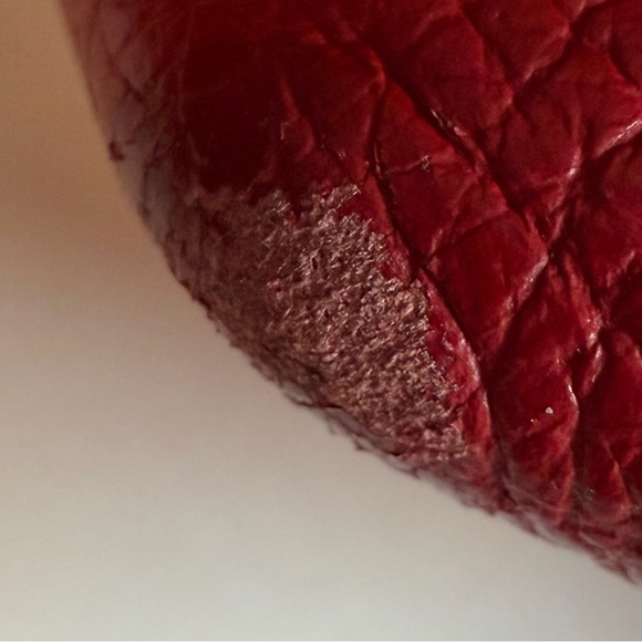 Fossil Purse Keely Handbag Large Tote Bag Red Pink Multi-Color - Picture 5 of 13